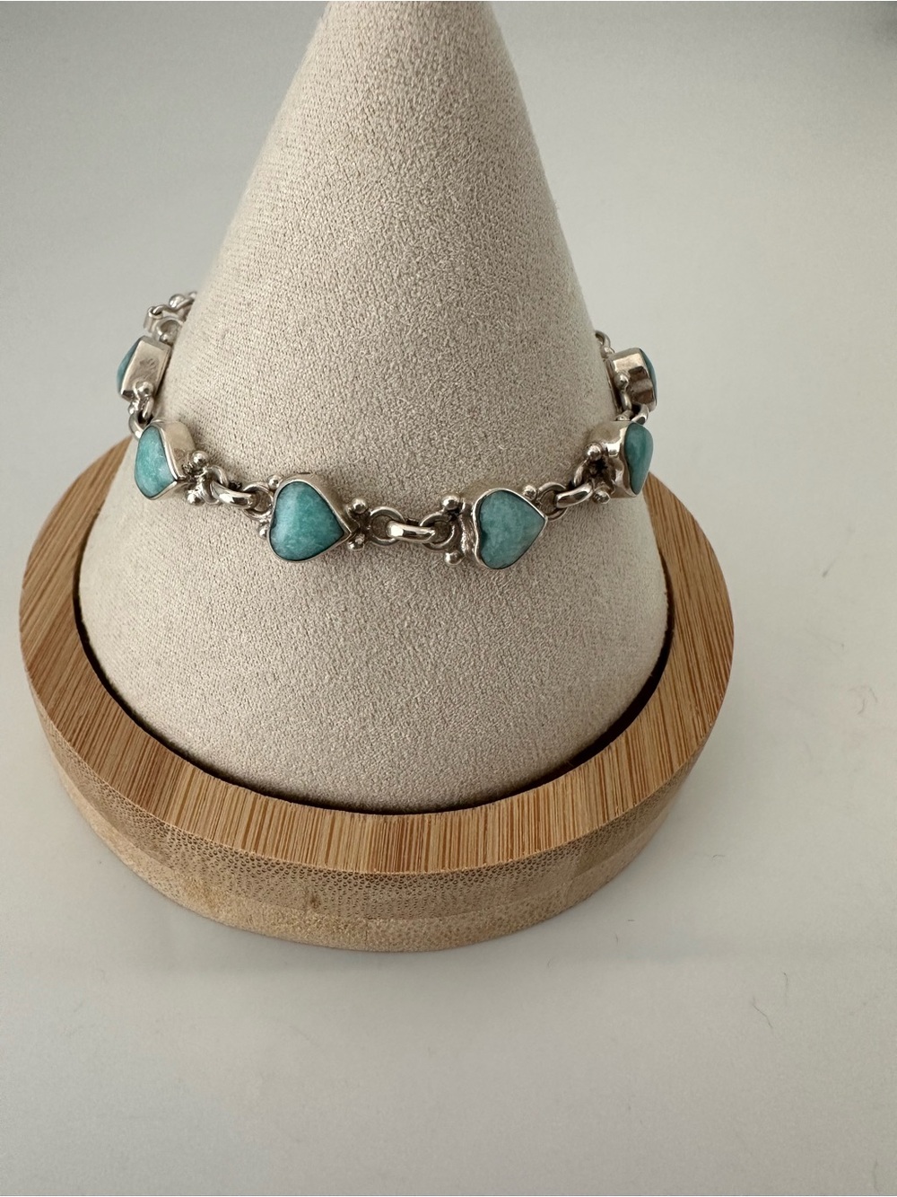 Elegant Silver and Turquoise Bracelet